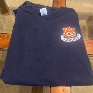 Blue Auburn University Graphic Men's Shirt
